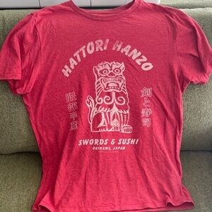 Hattori Hanzo Swords and Sushi Graphic T-Shirt